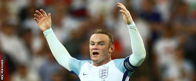 Wayne Rooney V Russia 2016